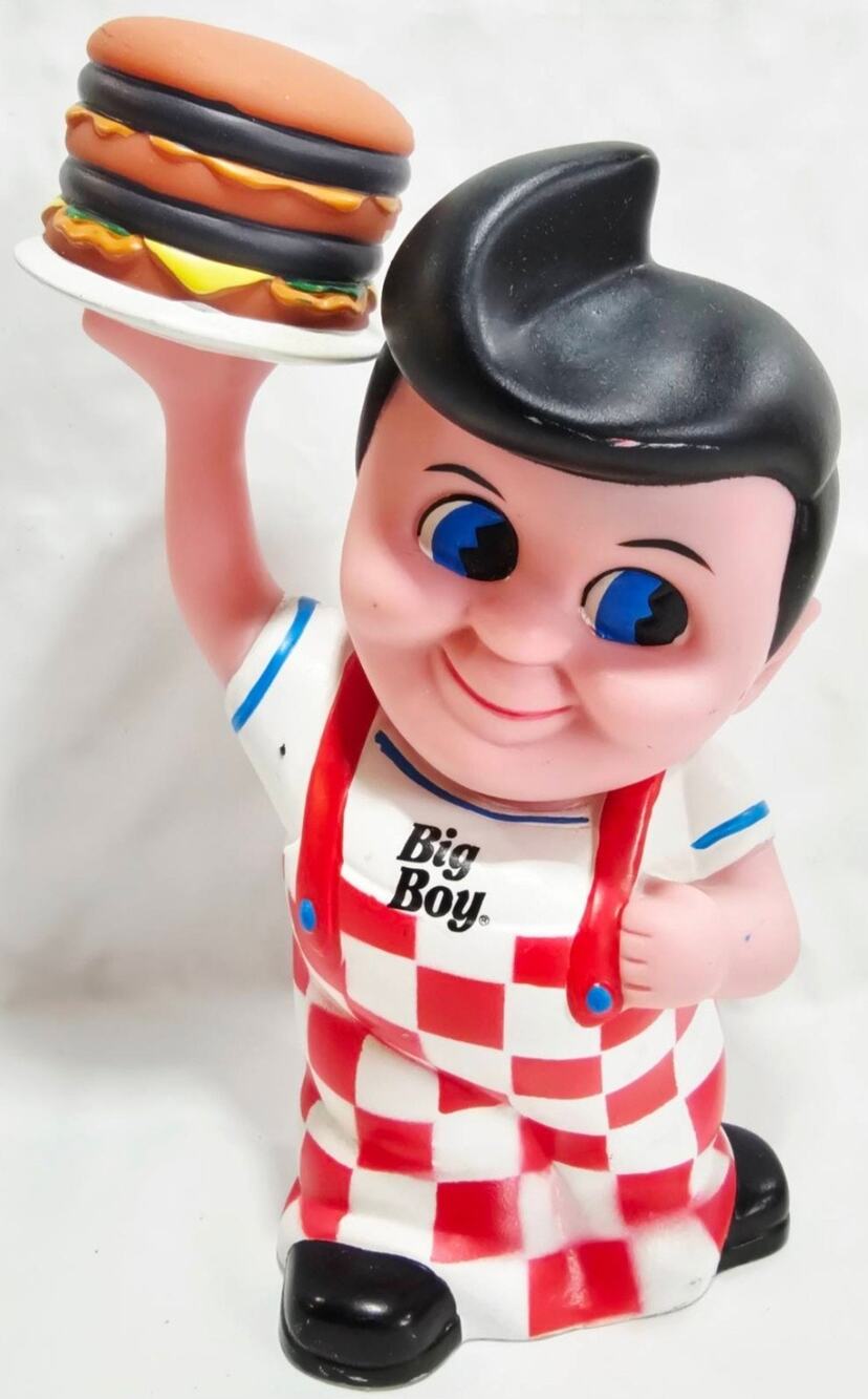Frisch’s Big Boy 2010 Plastic Coin Piggy Bank 8"T